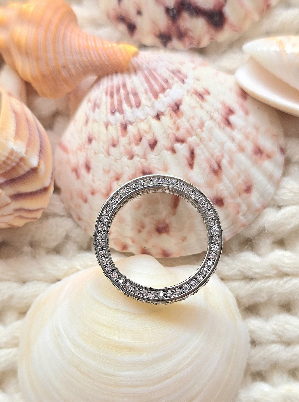 💎NEW💎 925 STERLING SILVER ETERNITY BAND